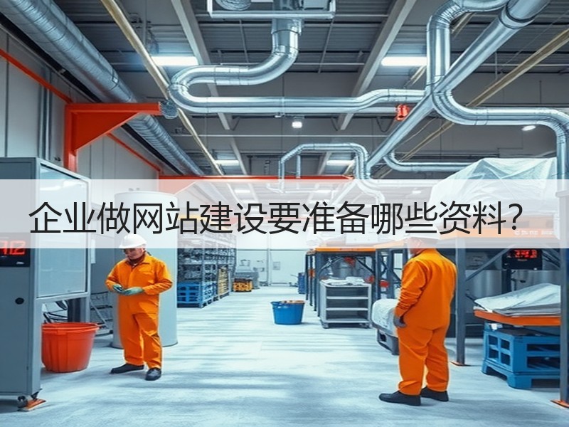 企业做网站建设要准备哪些资料？