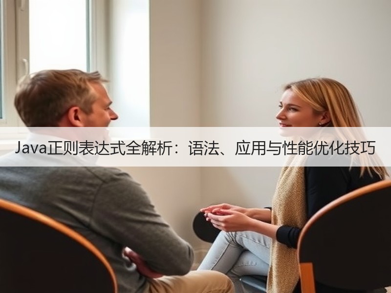 Java正则表达式全解析：语法、应用与性能优化技巧