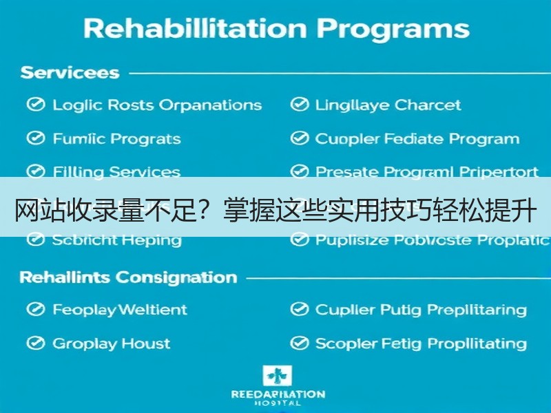 网站收录量不足？掌握这些实用技巧轻松提升