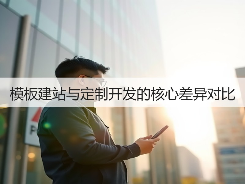 模板建站与定制开发的核心差异对比