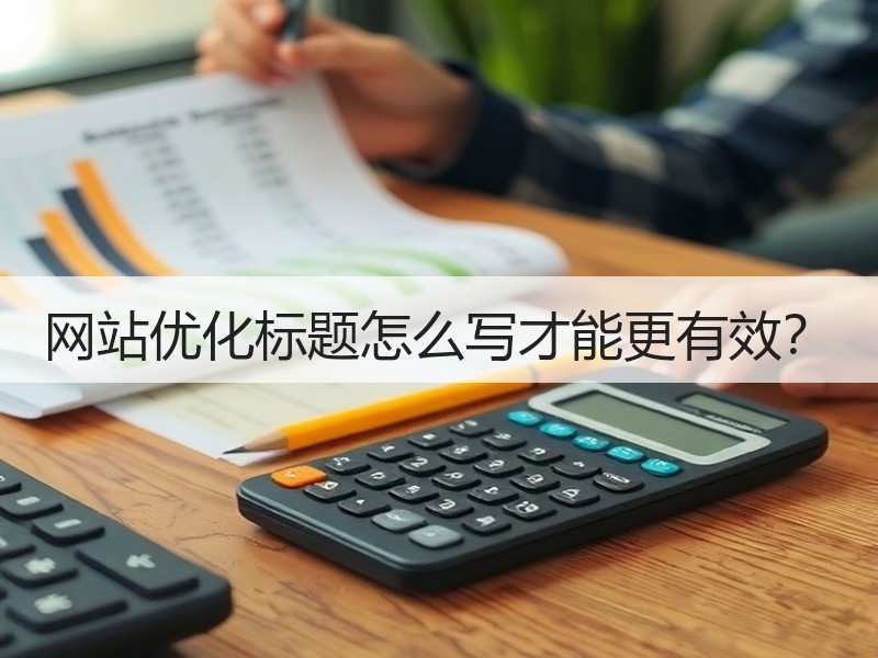 网站优化标题怎么写才能更有效？