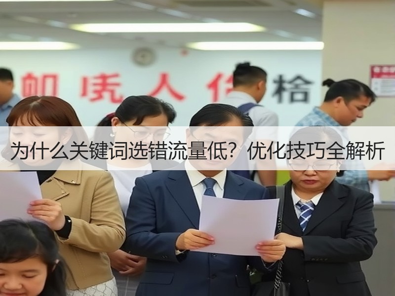 为什么关键词选错流量低？优化技巧全解析