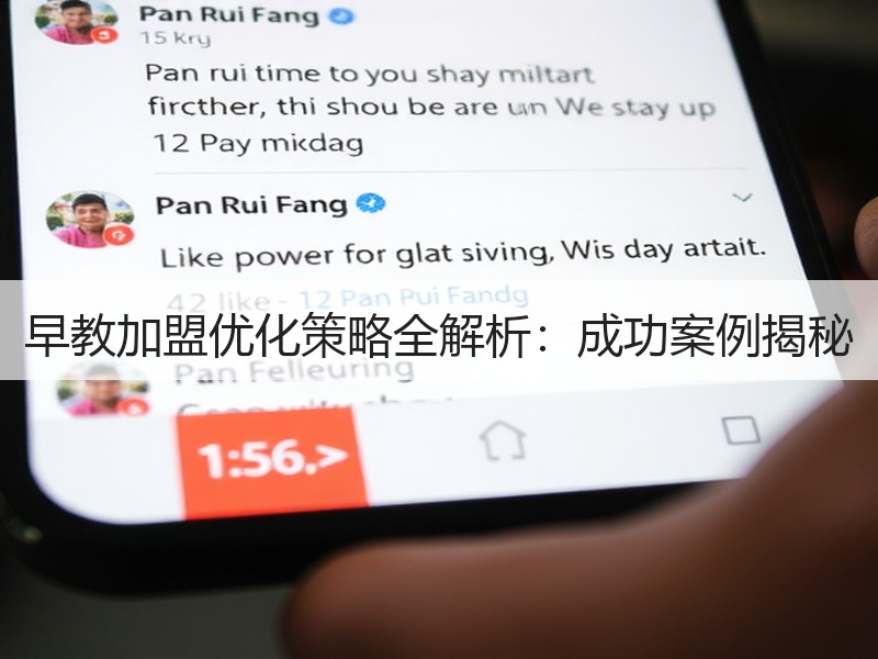 早教加盟优化策略全解析：成功案例揭秘