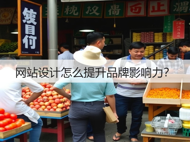 网站设计怎么提升品牌影响力？