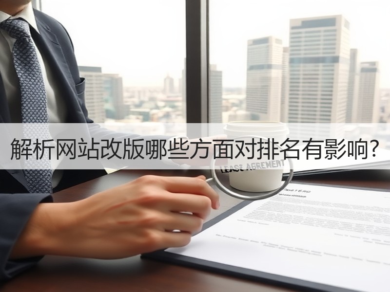 解析网站改版哪些方面对排名有影响?