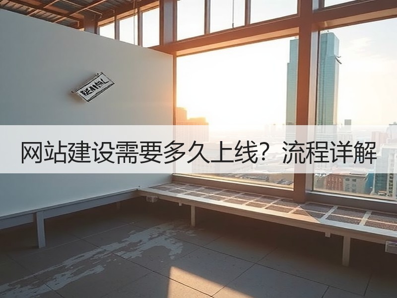 网站建设需要多久上线？流程详解