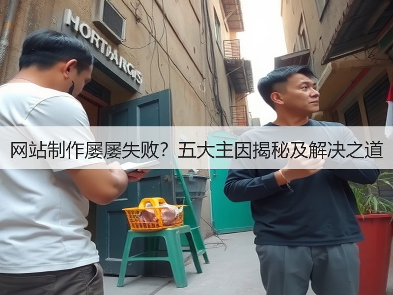 网站制作屡屡失败？五大主因揭秘及解决之道