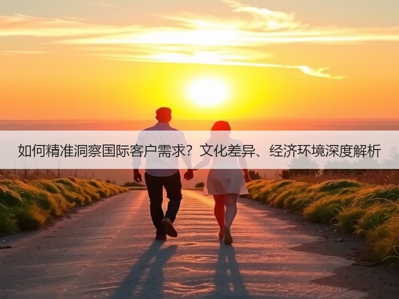 如何精准洞察国际客户需求？文化差异、经济环境深度解析