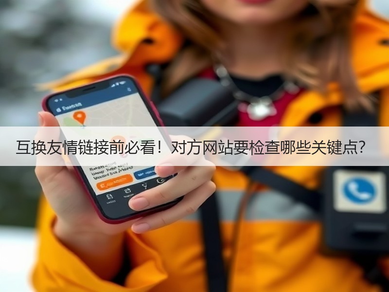互换友情链接前必看！对方网站要检查哪些关键点？