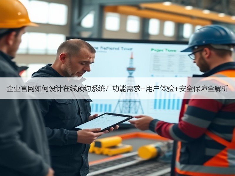 企业官网如何设计在线预约系统？功能需求+用户体验+安全保障全解析