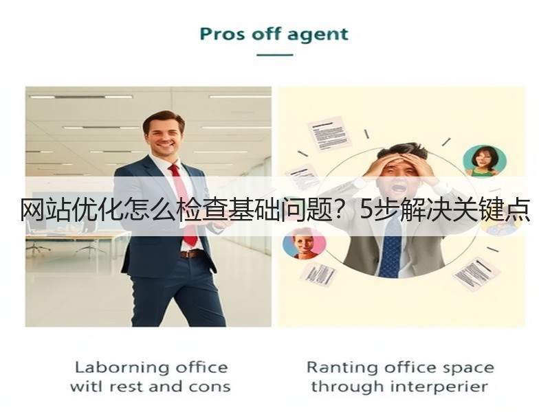 网站优化怎么检查基础问题？5步解决关键点