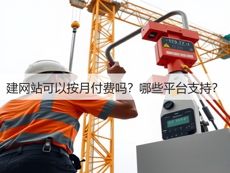 建网站可以按月付费吗？哪些平台支持？