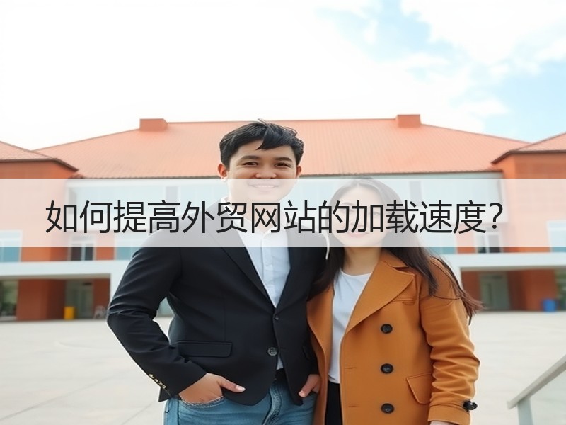如何提高外贸网站的加载速度？