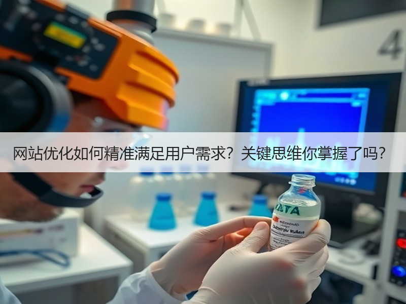 网站优化如何精准满足用户需求？关键思维你掌握了吗？