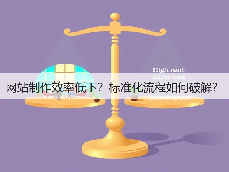 网站制作效率低下？标准化流程如何破解？
