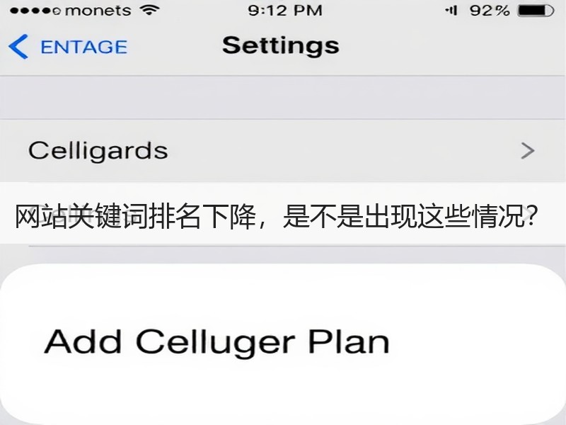 网站关键词排名下降，是不是出现这些情况？