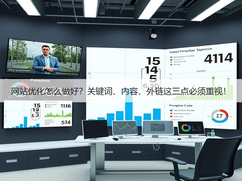 网站优化怎么做好？关键词、内容、外链这三点必须重视！