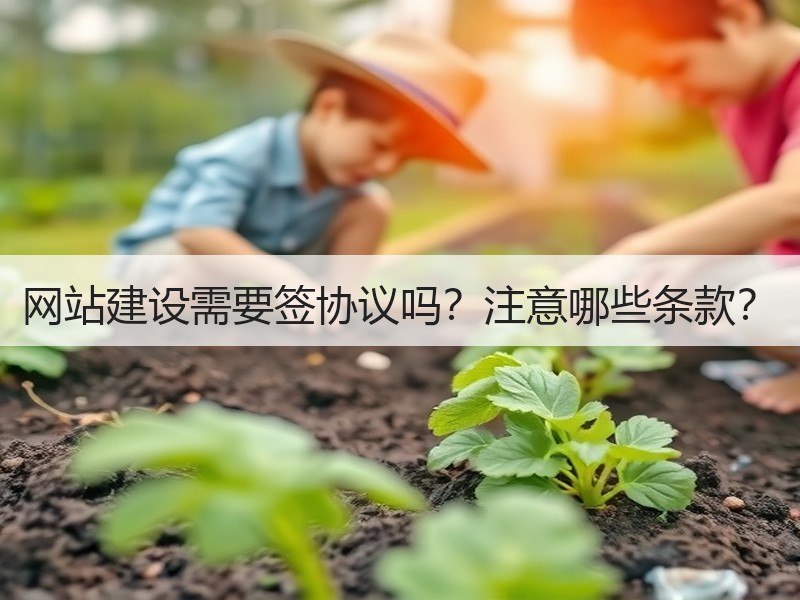 网站建设需要签协议吗？注意哪些条款？