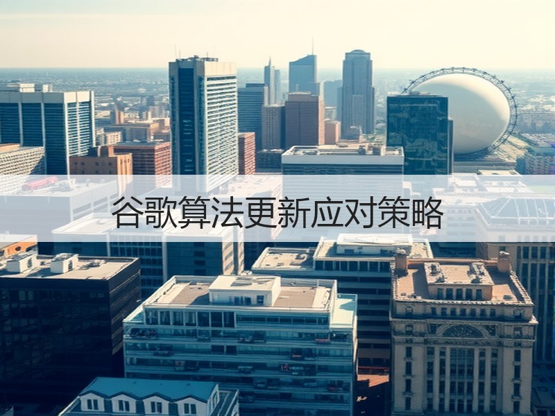 谷歌算法更新应对策略