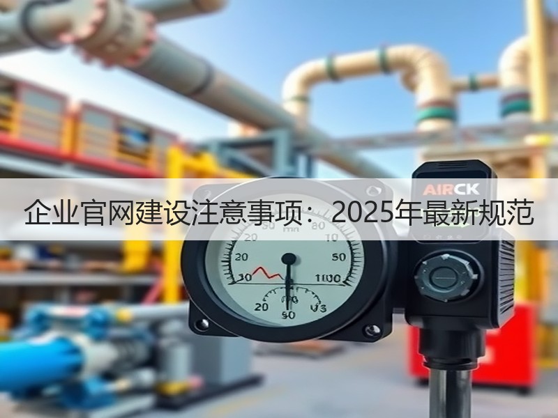企业官网建设注意事项：2025年最新规范