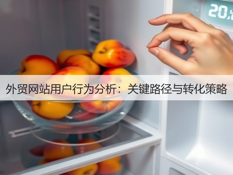 外贸网站用户行为分析：关键路径与转化策略