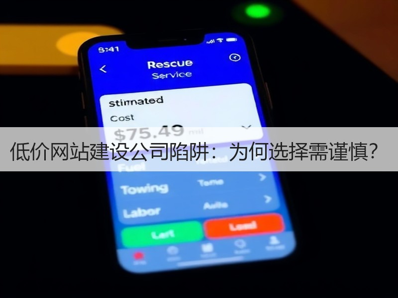 低价网站建设公司陷阱：为何选择需谨慎？