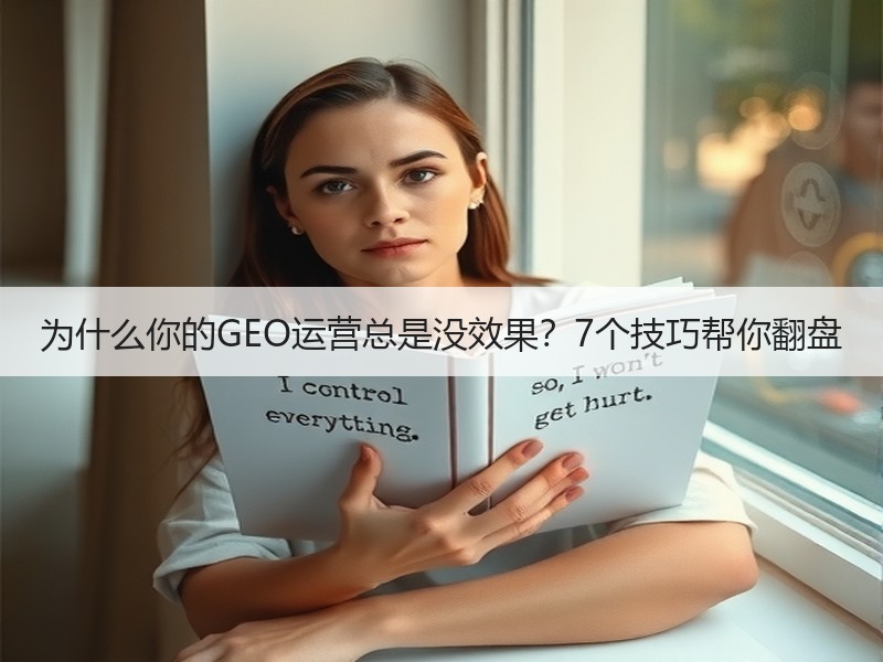 为什么你的GEO运营总是没效果？7个技巧帮你翻盘