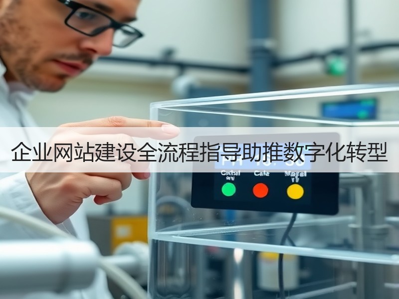 企业网站建设全流程指导助推数字化转型