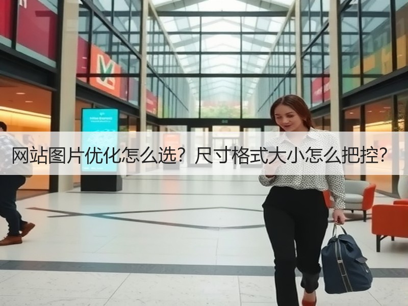 网站图片优化怎么选？尺寸格式大小怎么把控？