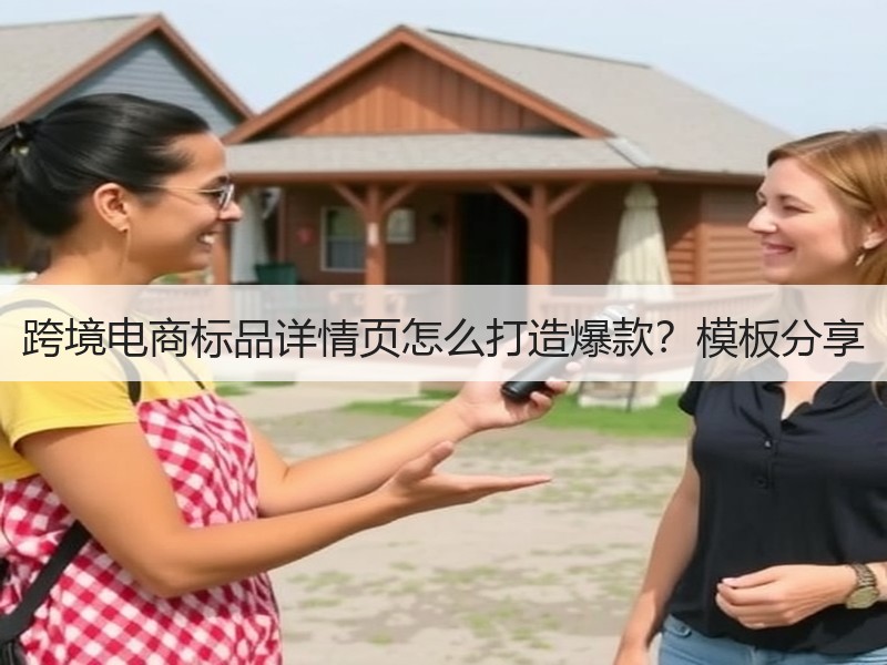 跨境电商标品详情页怎么打造爆款？模板分享