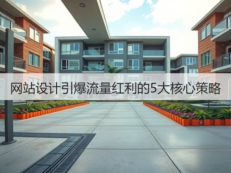 网站设计引爆流量红利的5大核心策略