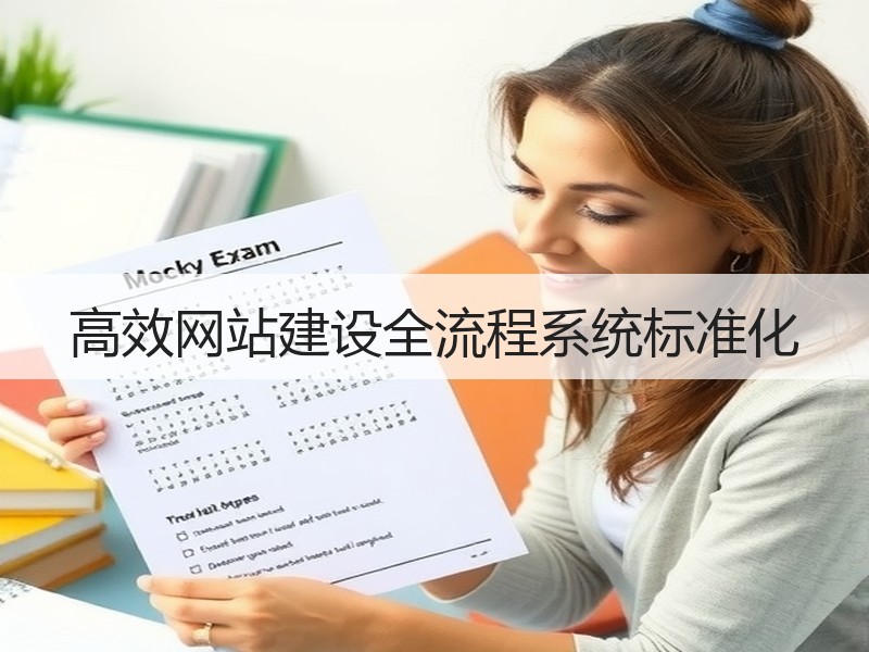 高效网站建设全流程系统标准化