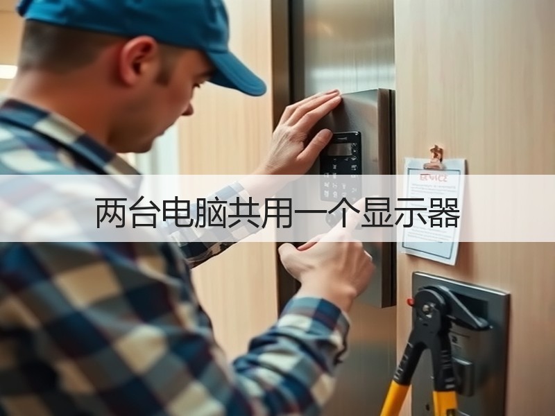 两台电脑共用一个显示器