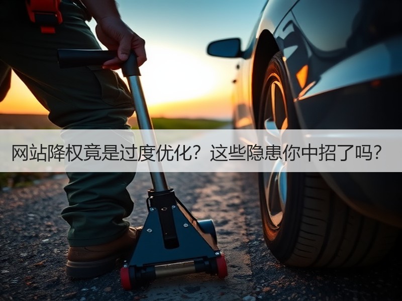网站降权竟是过度优化？这些隐患你中招了吗？