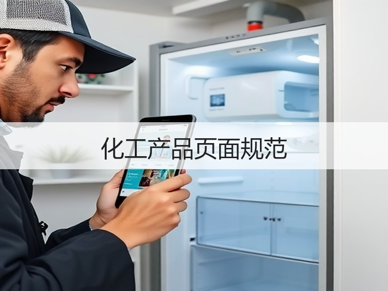 化工产品页面规范