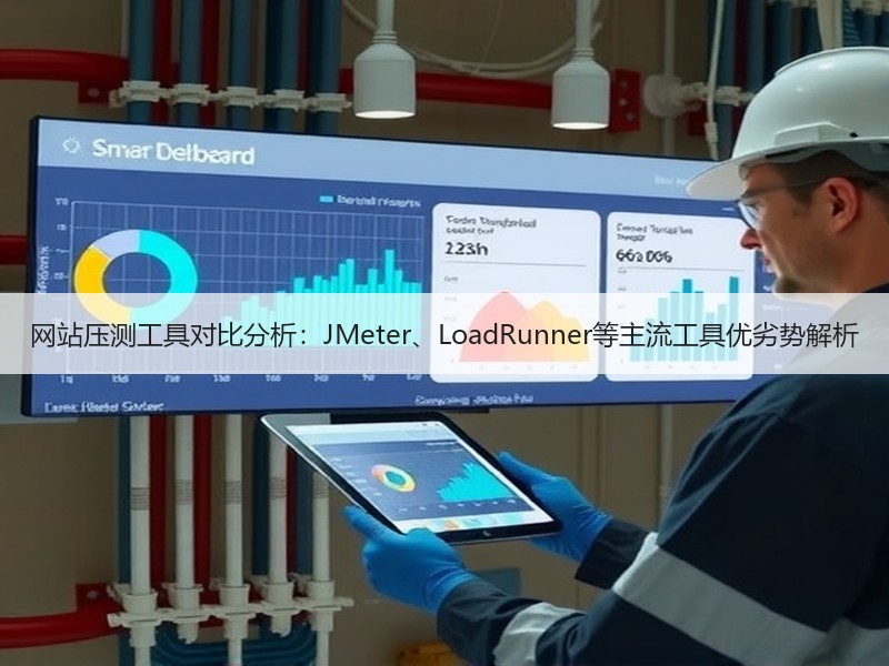 网站压测工具对比分析：JMeter、LoadRunner等主流工具优劣势解析