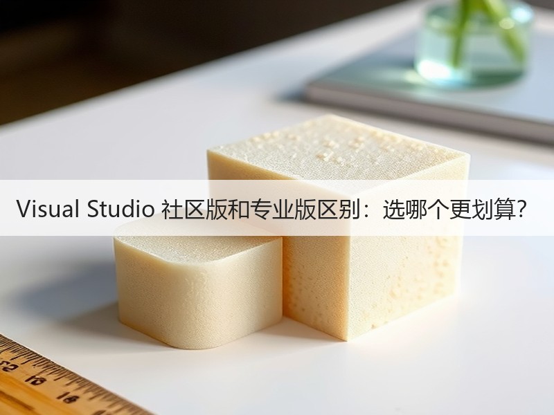 Visual Studio 社区版和专业版区别：选哪个更划算？