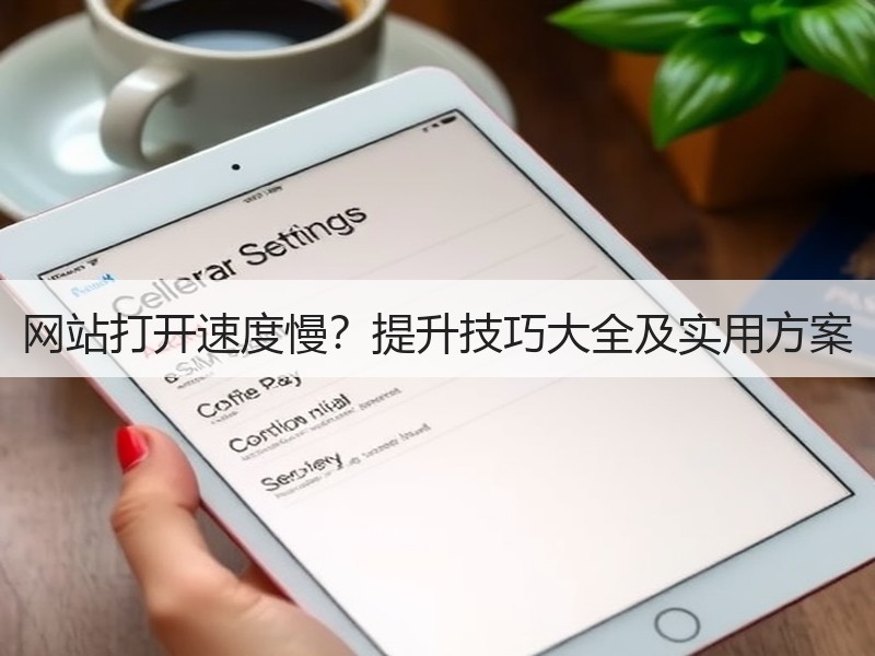 网站打开速度慢？提升技巧大全及实用方案