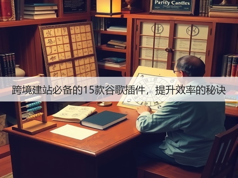 跨境建站必备的15款谷歌插件，提升效率的秘诀