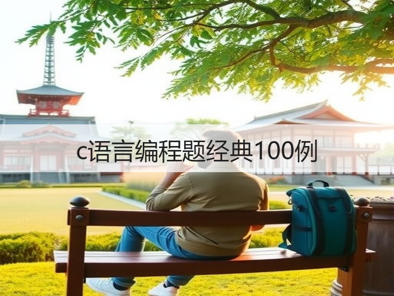 c语言编程题经典100例