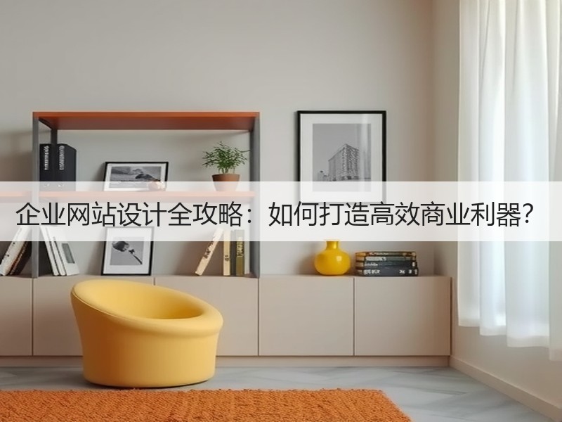 企业网站设计全攻略：如何打造高效商业利器？