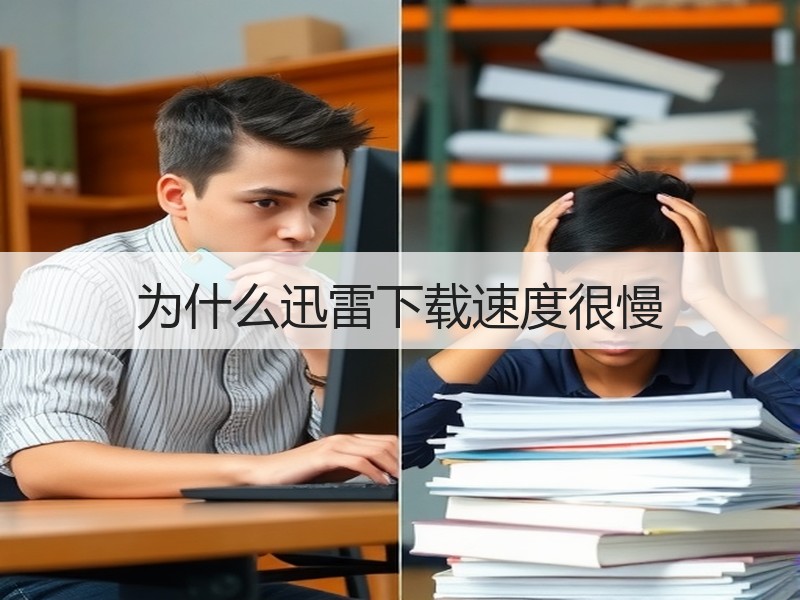 为什么迅雷下载速度很慢