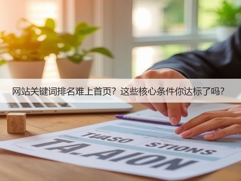 网站关键词排名难上首页？这些核心条件你达标了吗？