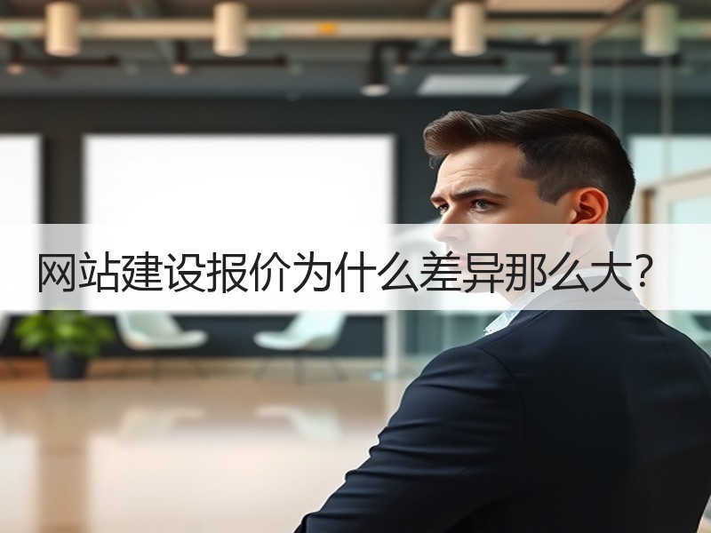 网站建设报价为什么差异那么大？