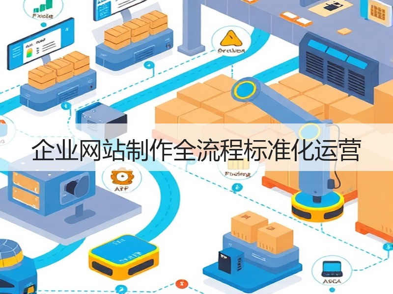 企业网站制作全流程标准化运营