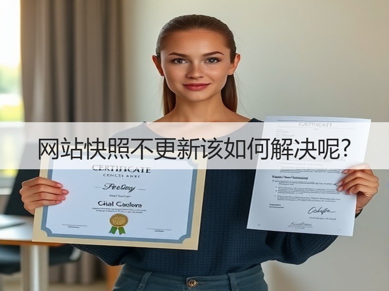 网站快照不更新该如何解决呢?