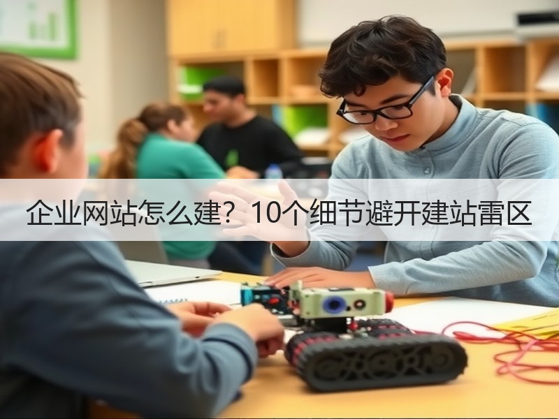 企业网站怎么建？10个细节避开建站雷区