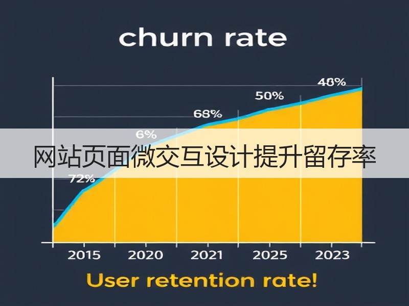 网站页面微交互设计提升留存率