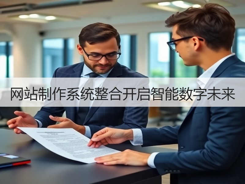 网站制作系统整合开启智能数字未来