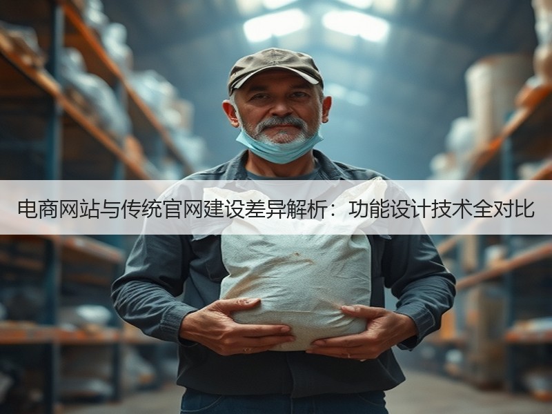 电商网站与传统官网建设差异解析：功能设计技术全对比